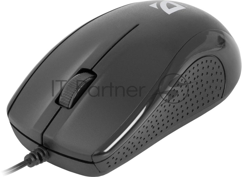 Мышь Defender 52160, проводная, оптическая, 1000 dpi, USB