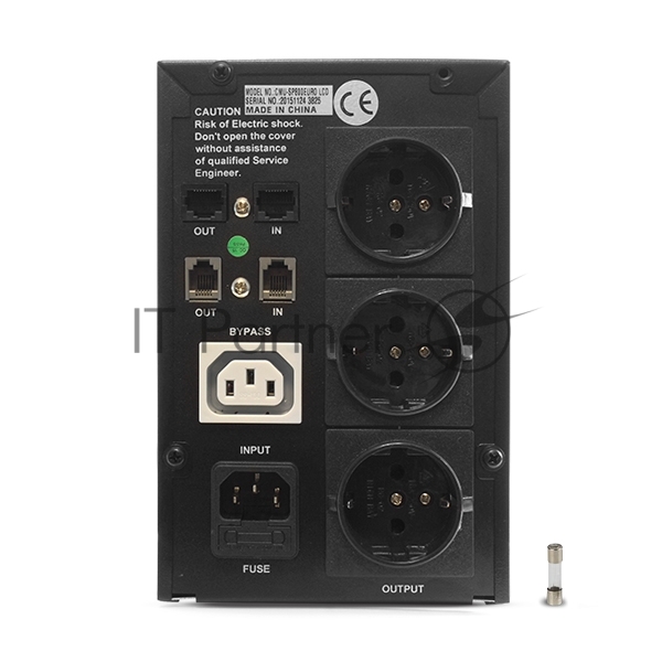 Источник бесперебойного питания Crown CMU-SP800EURO USB/800 ВА\480 Вт/1 х IEC 320 C13 (компьютерная), 3 х CEE 7 (евророзетка)