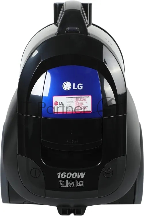 Пылесос LG VK69662N синий, 350/1600 Вт, уборка сухая, пылесборник контейнер 1.2 л