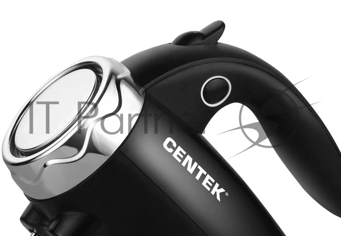 Миксер Centek CT-1115 черный/хром 350 Вт