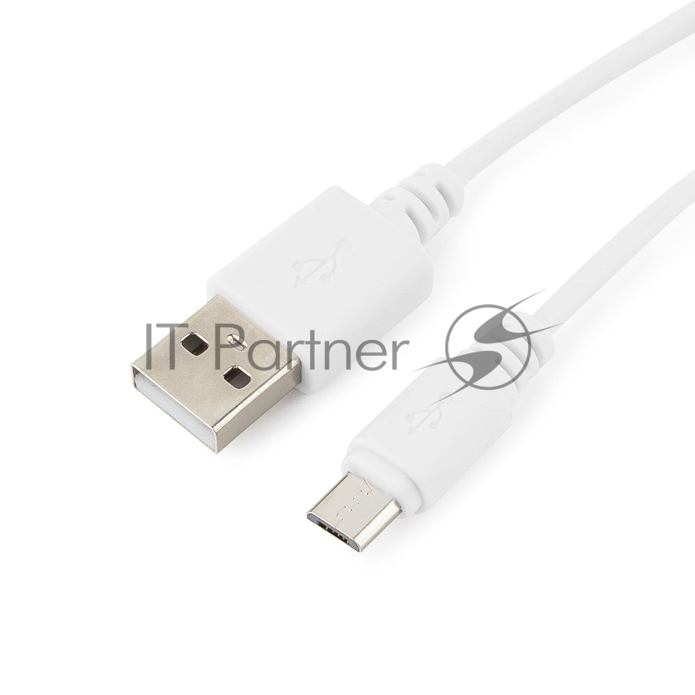 Кабель USB2.0 Pro Cablexpert CC-mUSB2-AMBM-6W, AM/microBM 5P, 1.8м, экран, белый, пакет