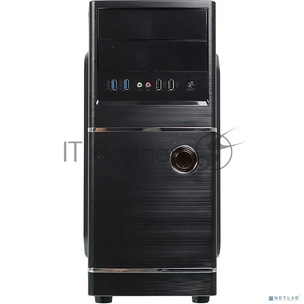 Компьютерный корпус Accord ACC-B301 черный без БП ATX 3x120мм 2xUSB2.0 2xUSB3.0 audio