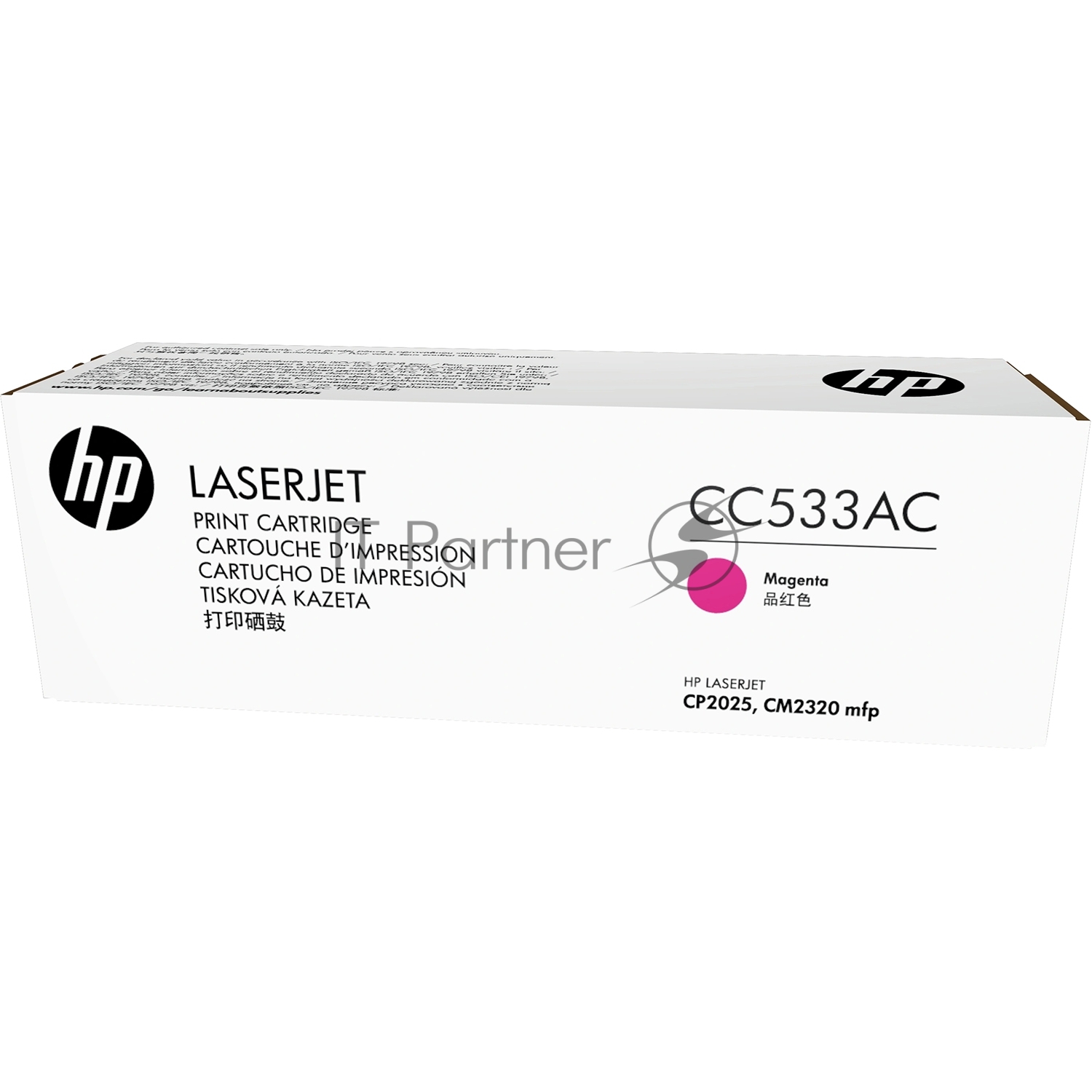 Тонер Картридж HP CC533AC пурпурный LJ CP2025/CM2320 2800 в технологической упаков (плохая упаковка)