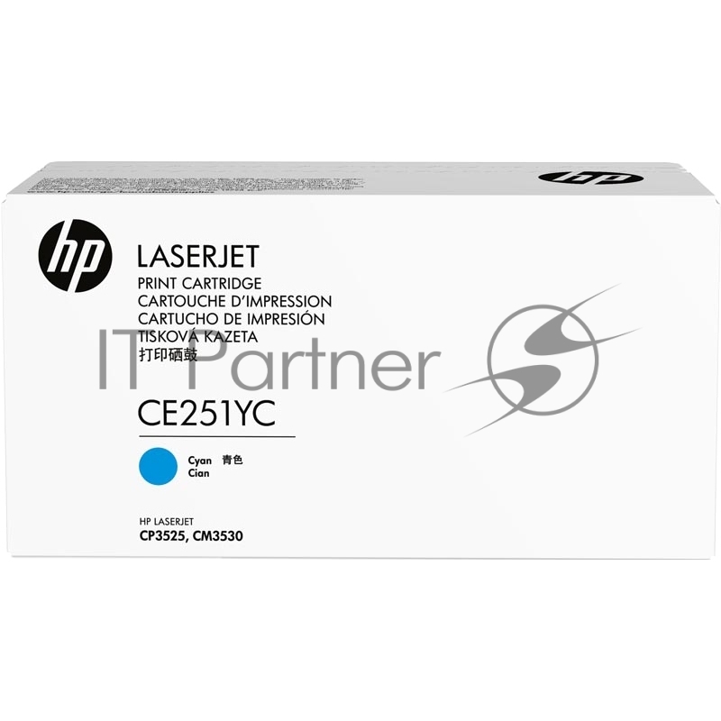 Картридж лазерный контрактный HP Contractual Голубой Optimized Original LaserJet Toner Cartridge (CE251YC)