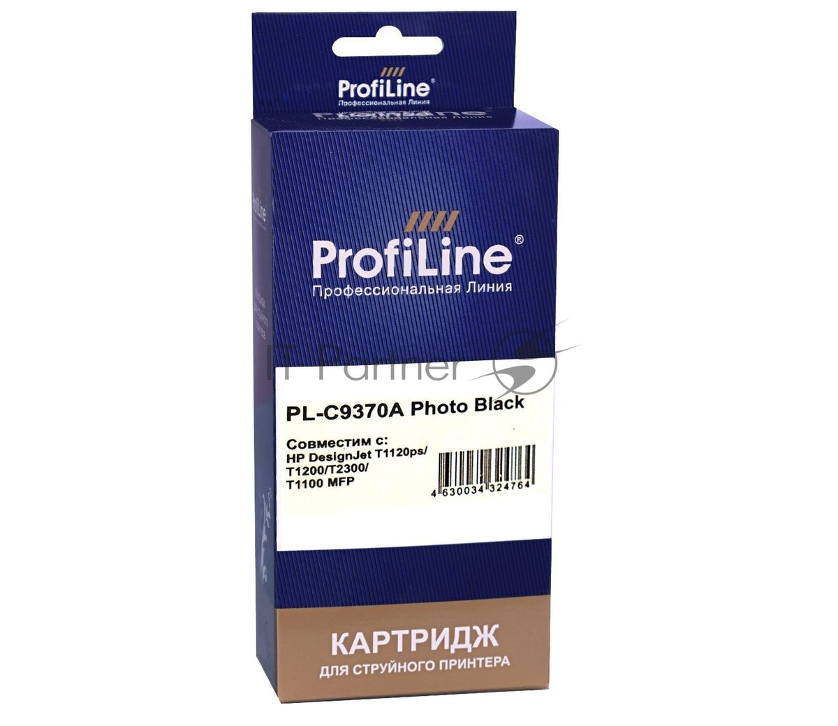 Картридж струйный ProfiLine PL-C9370A (№72) для HP DesignJet T1120ps/T1200/T2300/T1100 MFP Photo Black