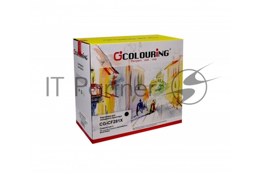 Картридж лазерный Colouring CG-CF281X черный (25000 стр.) для HP LaserJet Enterprise M630f/M630dn/M630h/M630z