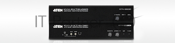 Удлинитель ATEN USB VGA Dual View Cat 5 KVM Extender (1600 x 1200@150m)