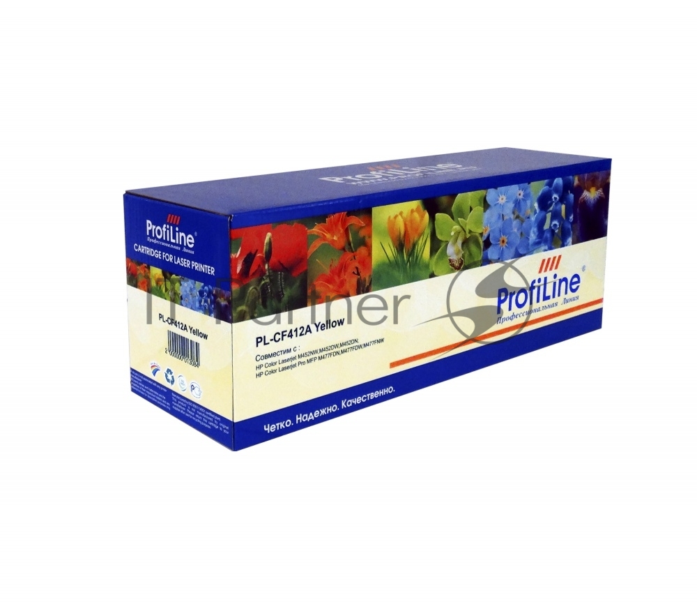 Картридж ProfiLine PL-CF412A, для HP M477/M452, желтый, 2300 копий