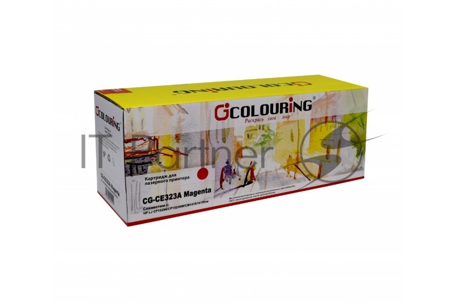 Картридж Colouring CG-CE323A, пурпурный, 1300 стр.