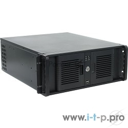 Exegate EX254720RUS Серверный корпус Exegate Pro 4U4132(S) <RM 19", высота 4U, глубина 480, без БП, USB> [4U480-15]