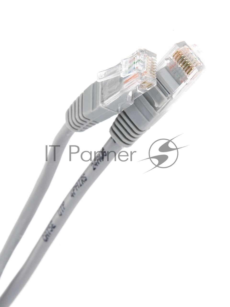 Патч-корд 20м "Telecom" UTP кат.5е RJ45, литой, серый, NA102--20M