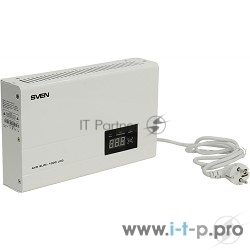 (Отремонтированный товар) Стабилизатор напряжения SVEN AVR SLIM-1000 LCD