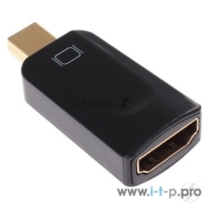 Переходник miniDisplayPort - HDMI, Cablexpert A-mDPM-HDMIF-01, 20M/19F, черный, пакет