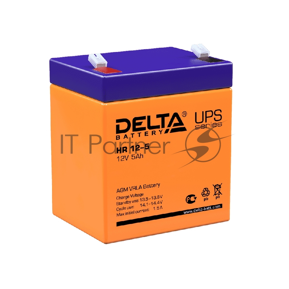 Батарея для ИБП Delta HR 12-5 (12V, 5Ah)