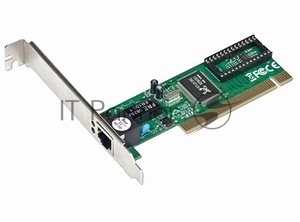 (Из ремонта) Сетевой адаптер Ethernet Gembird NIC-R1 100/10, PCI, чипсет RTL8139C