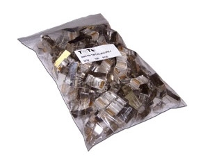 Коннектор LANMASTER RJ45 STP 8P8C, универсальный, cat.6, 100 шт.