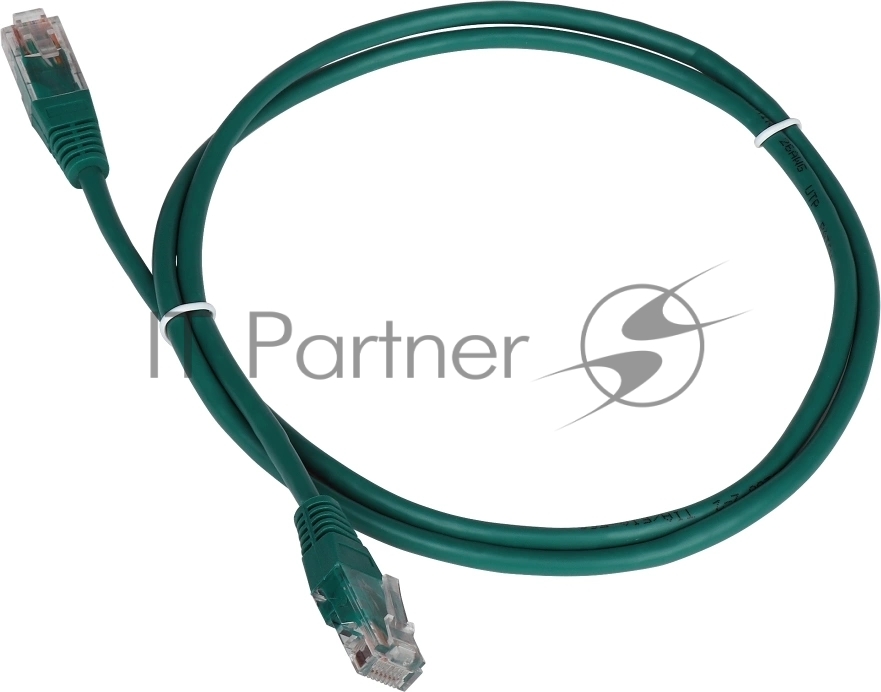 Патч-корд LANMASTER TWT UTP cat.5e, с заливными колпачками, 15.0 м, зеленый