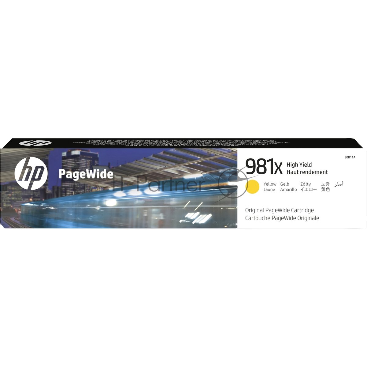 Картридж струйный HP 981X желтый увеличенной емкости для HP Color PageWide Ent Flow MFP 586, 566 10 000 стр.