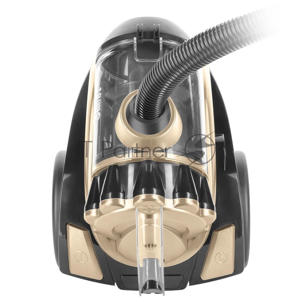 Пылесос Eurostek EVC-3002 черный/бежевый, 400/2200 Вт, уборка сухая, пылесборник контейнер 2.5 л