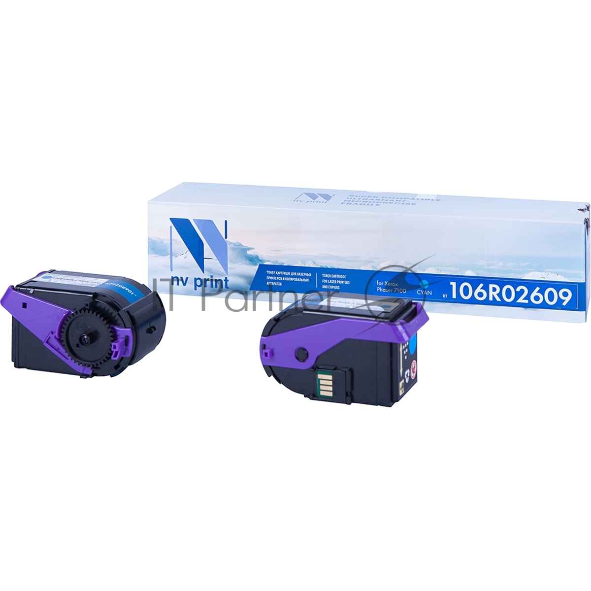 Картридж лазерный NVPrint совместимый Xerox 106R02609 Cyan для Phaser 7100 (9000k)
