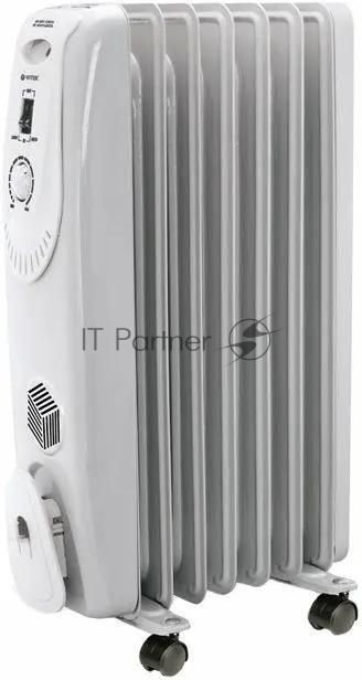 Масляный радиатор Vitek VT-1704 W белый
