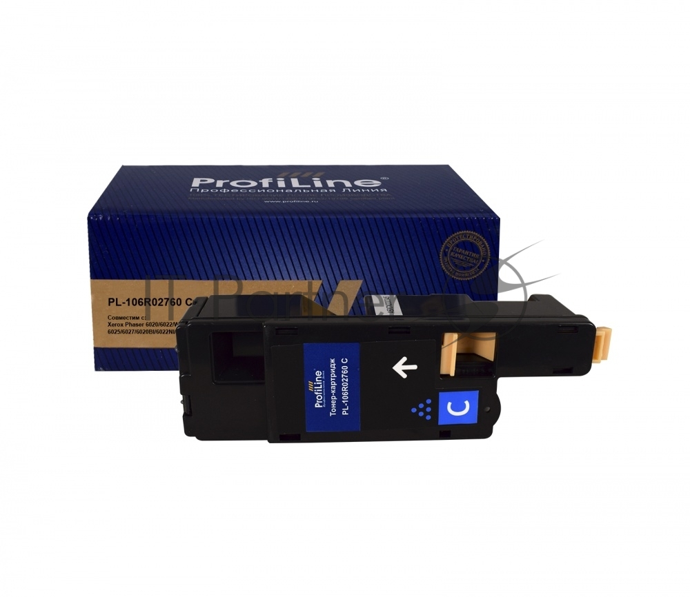 Картридж лазерный ProfiLine PL-106R02760 для принтеров Xerox Phaser 6020/6022/WorkCentre 6025/6027 Cyan 1000 копий