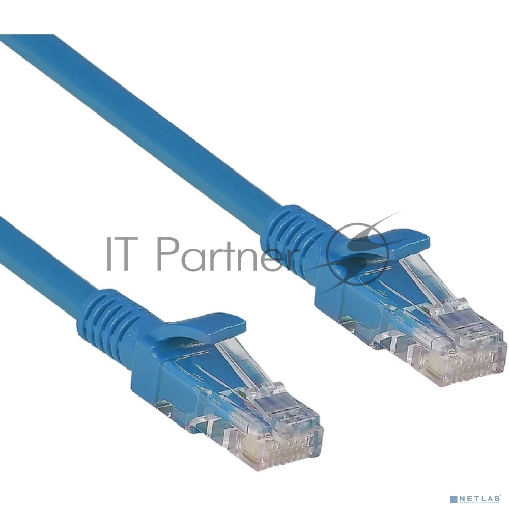 Exegate EX241494RUS Патч-корд UTP-RJ45-RJ45-5e-1M-BL, UTP, cat.5e, 1м, синий