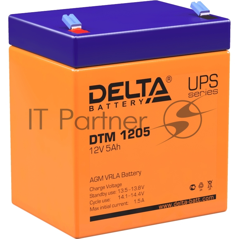 Батарея для ИБП Delta DTM 1205 (12V, 5Ah)