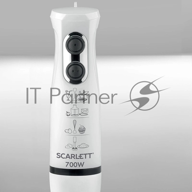 Блендер погружной Scarlett SC-HB42M33 белый, 700 Вт, 4 в 1
