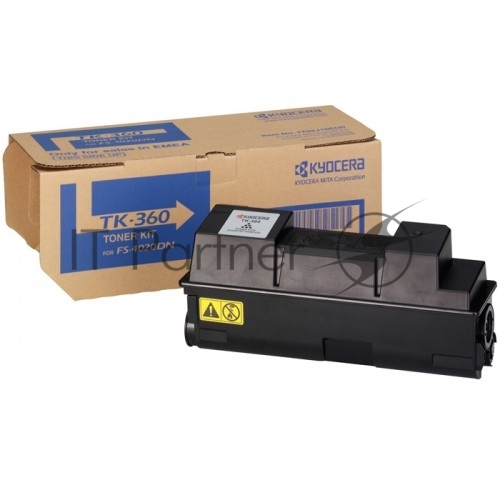 Картридж лазерный Kyocera TK-360 (1T02J20EU0/1T02J20EUC) черный для FS-4020DN 20000 стр.