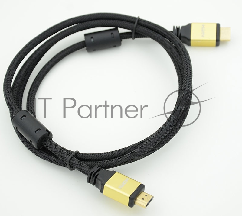 Кабель HDMI Behpex Ver.1.4 Gold jack HDMI(19pin)/HDMI(19pin) 1.8м феррит.кольца позолоченные контакты