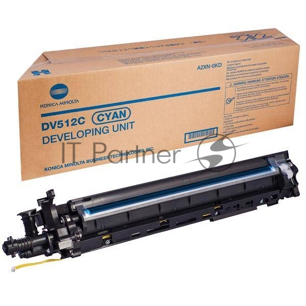 Блок проявки Konica-Minolta bizhub C224/C284/C364/C454/C554/C224e/C284e/C364e/C454e/C554e синий DV-512C A2XN0KD