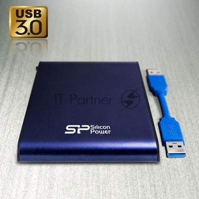 Внешний HDD Silicon Power USB 3.0 1Tb A80 SP010TbPHDA80S3B Armor (5400 об/мин) 2.5" синий