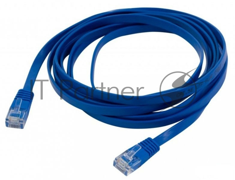 Патч-корд molded 5E Copper 1m Blue