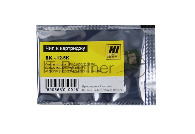 Чип к картриджу Kyocera FS-2100/2100D/M3040dn/M3540dn (Hi-Black) 12,5k, TK-3100