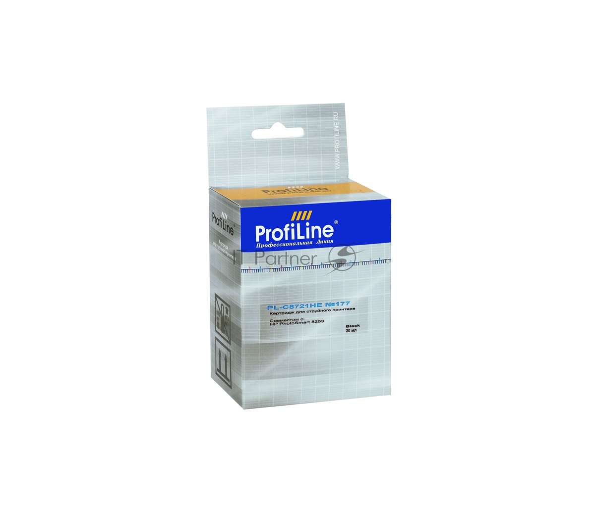 Картридж струйный ProfiLine PL-C8721HE №177 для принтеров HP 8253 Black водн