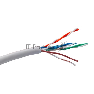 Exegate EX261518RUS Кабель UTP 4 пары кат.5e Exegate Special CCA, 26AWG, бухта 305м, серый, PVC