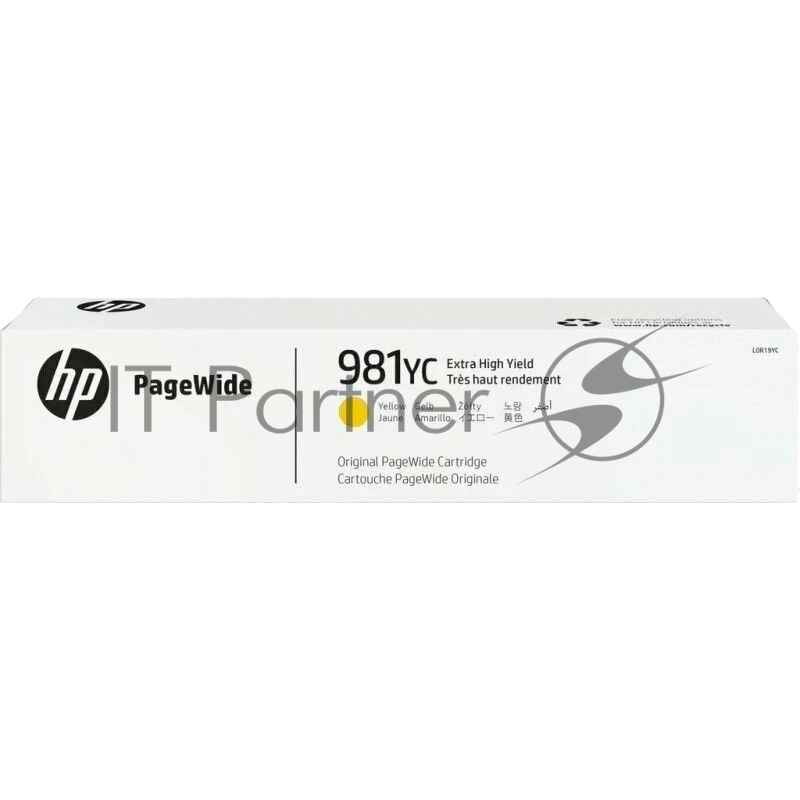 Картридж струйный HP 981YC желтый Extra High Yield