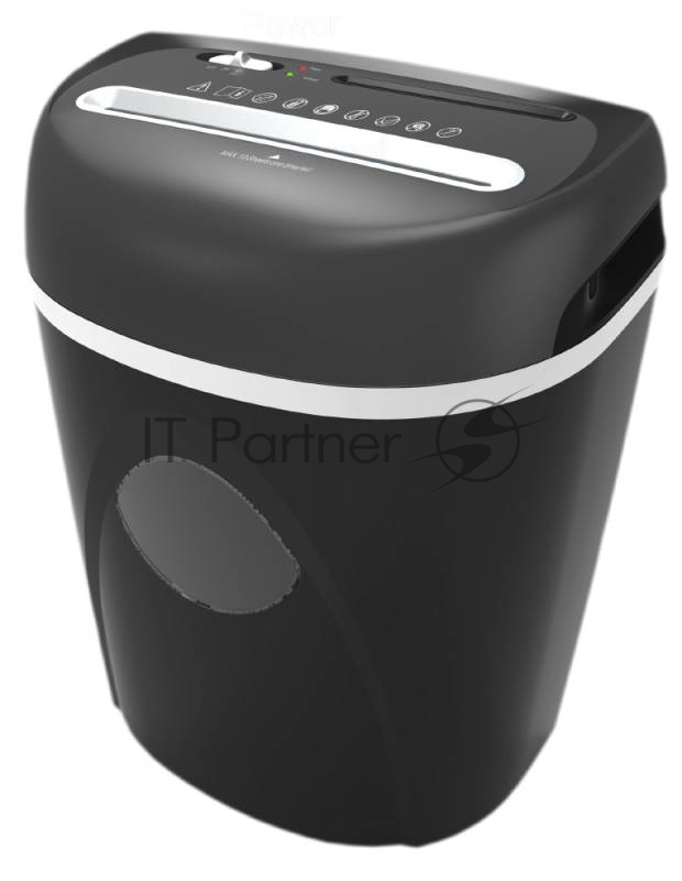 Шредер Office Kit S75 (секр.P-4)/фрагменты/15лист./27лтр./скрепки/скобы/пл.карты/CD