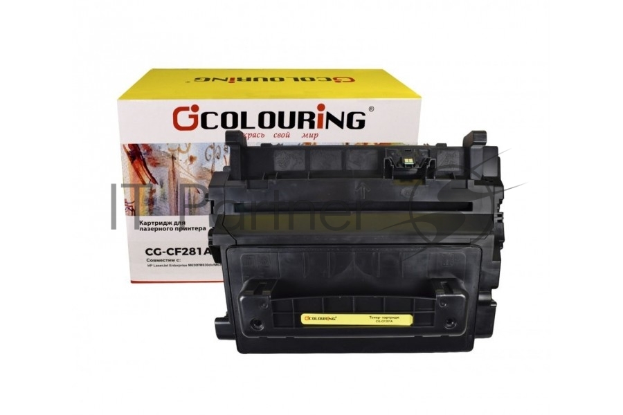Картридж лазерный Colouring CG-CF281A черный (10550 стр.) для принтеров HP LaserJet Enterprise M630f/M630dn/M630h/M630z