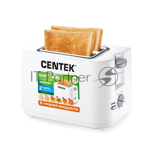 CENTEK СТ-1425  Тостер  Centek  СТ-1425 WHITE