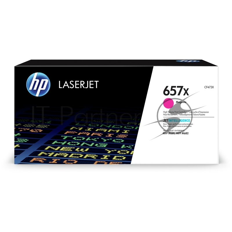 Картридж лазерный HP 657X пурпурный для HP CLJ MFP M681/M682 (CF473X) 23000 стр