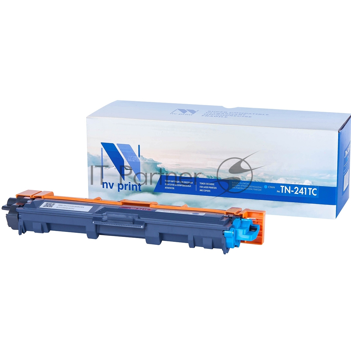 Картридж NVPrint совместимый Brother TN-241T Cyan для HL-3140CW/3150CDW/3170CDW/DCP-9020CDW/MFC-9140CDN/9330CDW/9340CDW (1400k)