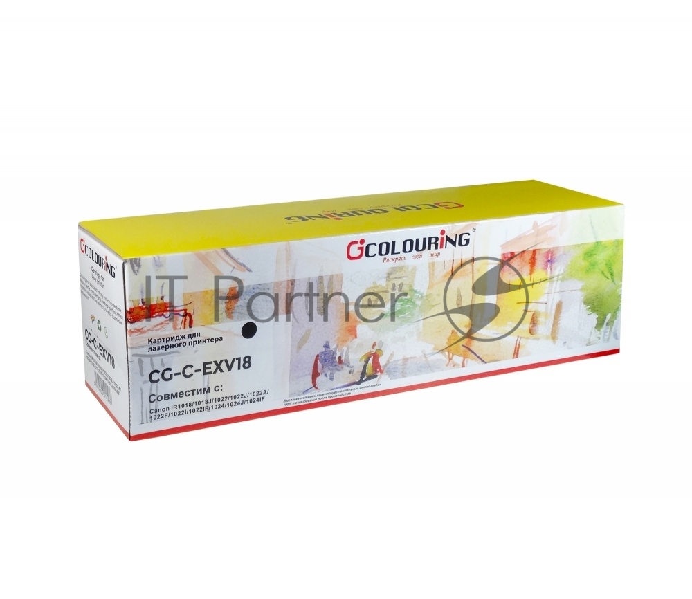 Картридж лазерный Colouring CG-C-EXV18 черный (8400 копий) для принтеров Canon IR1020