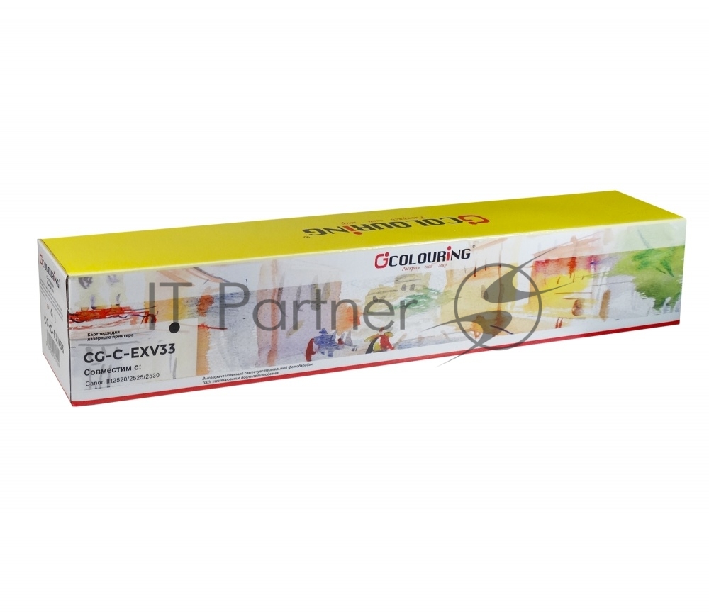 Картридж лазерный Colouring CG-C-EXV33 (2785B002) черный (14300 копий) для принтеров Canon IR2520/2525/2530