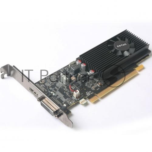 Видеокарта ZOTAC GeForce GT 1030 LP, 2 GB GDDR5, 64 bit, DVI-D, HDMI, GPU 1227 MHz