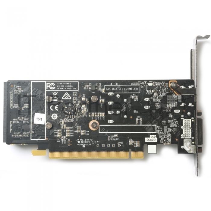 Видеокарта ZOTAC GeForce GT 1030 LP, 2 GB GDDR5, 64 bit, DVI-D, HDMI, GPU 1227 MHz