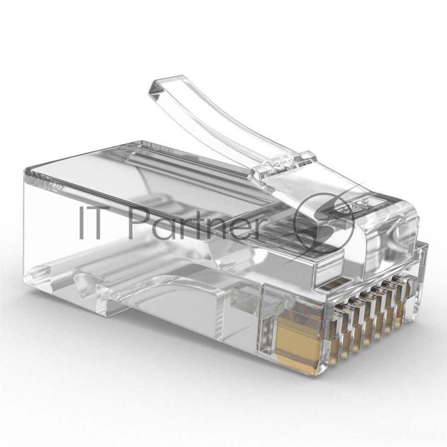 Cablexpert Вилка RJ-45 (8P8C) универсальная. кат.5e. со сквозным отверстием  (10 шт.) (LC-PTU-01/10)