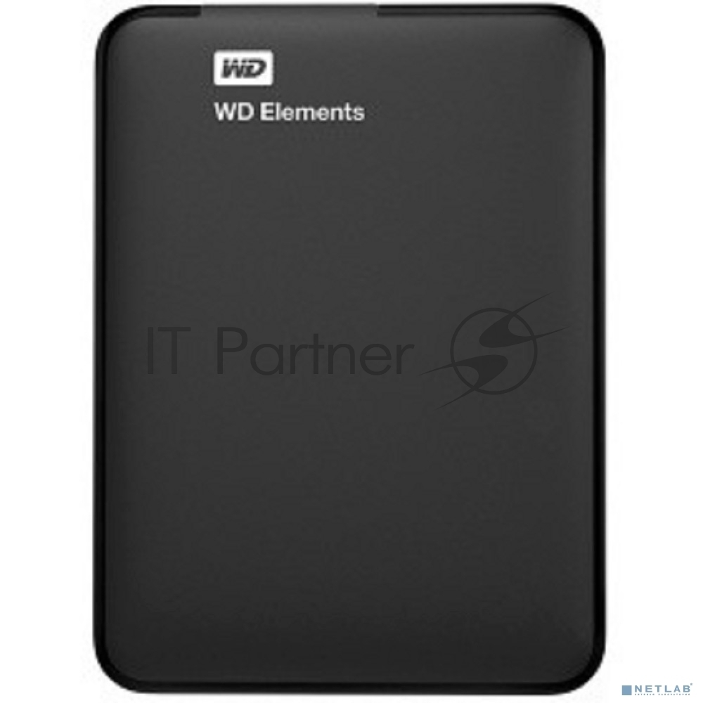 Внешний HDD 2.5" Western Digital Elements Portable, 4TB, USB 3.2 Gen 1 Type-A, 5400 rpm, черный