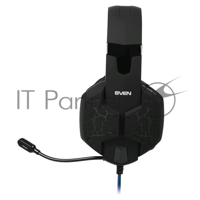 Гарнитура Sven AP-U980MV синий-чёрный, проводная, USB